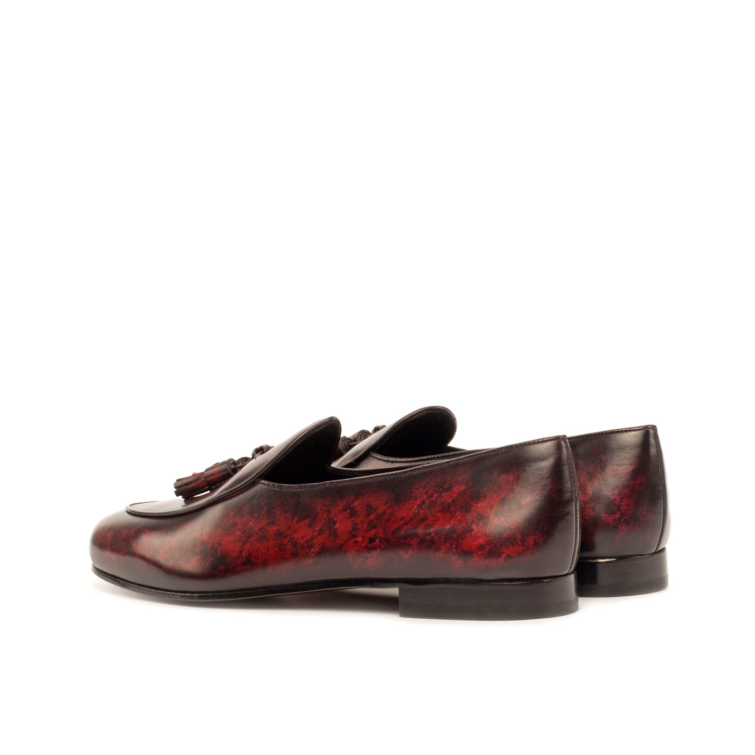 Oxblood Patina Belgian Tassle Loafer