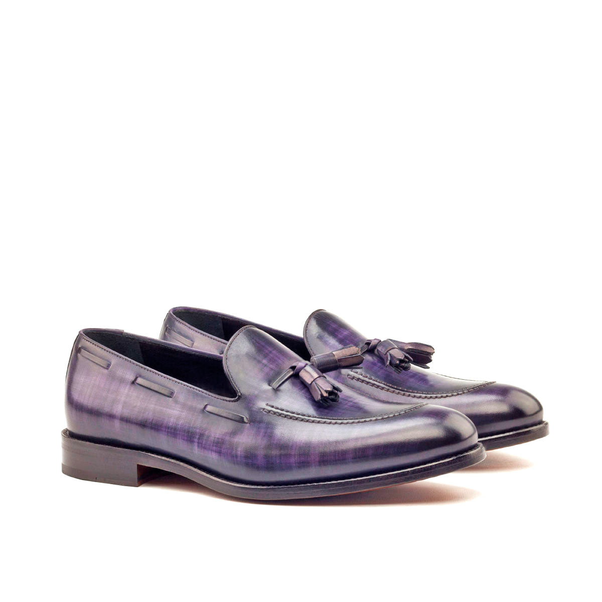 Mulberry Patina-Loafer mit Quasten