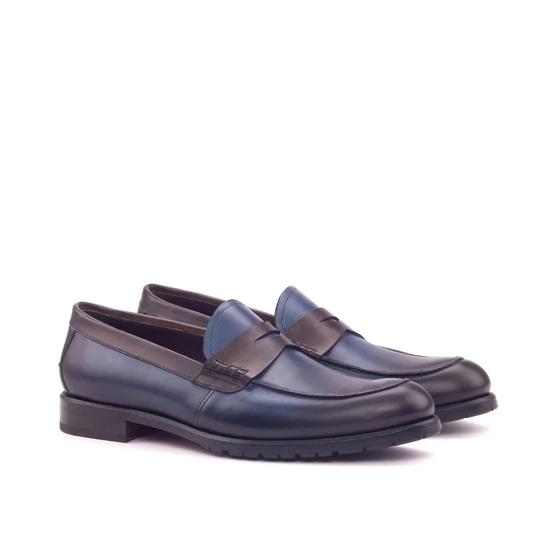 Marineblauwe Kati-loafer voor dames