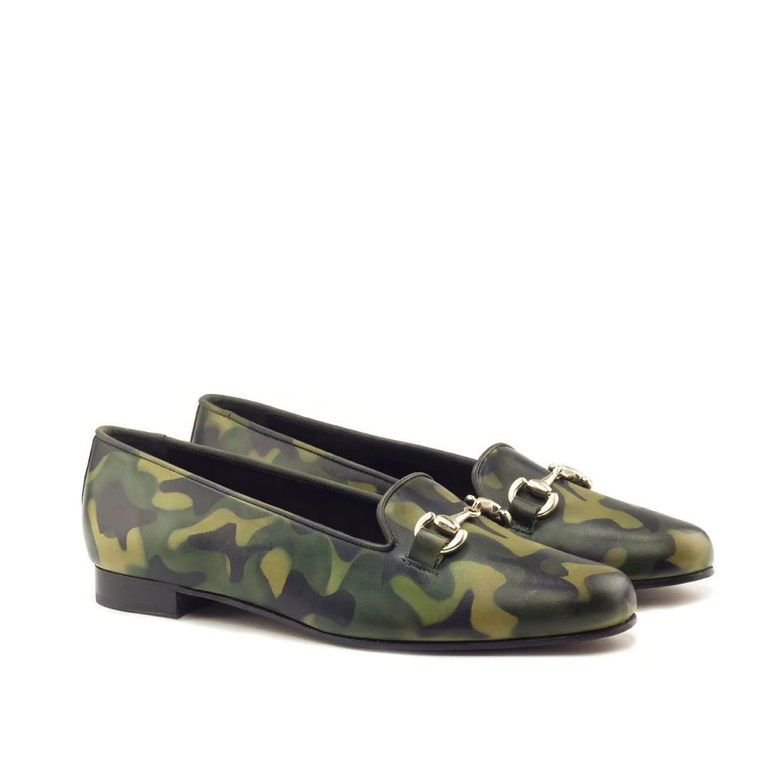 Damen-Loafer „Forest Camo Patina Delayla“.