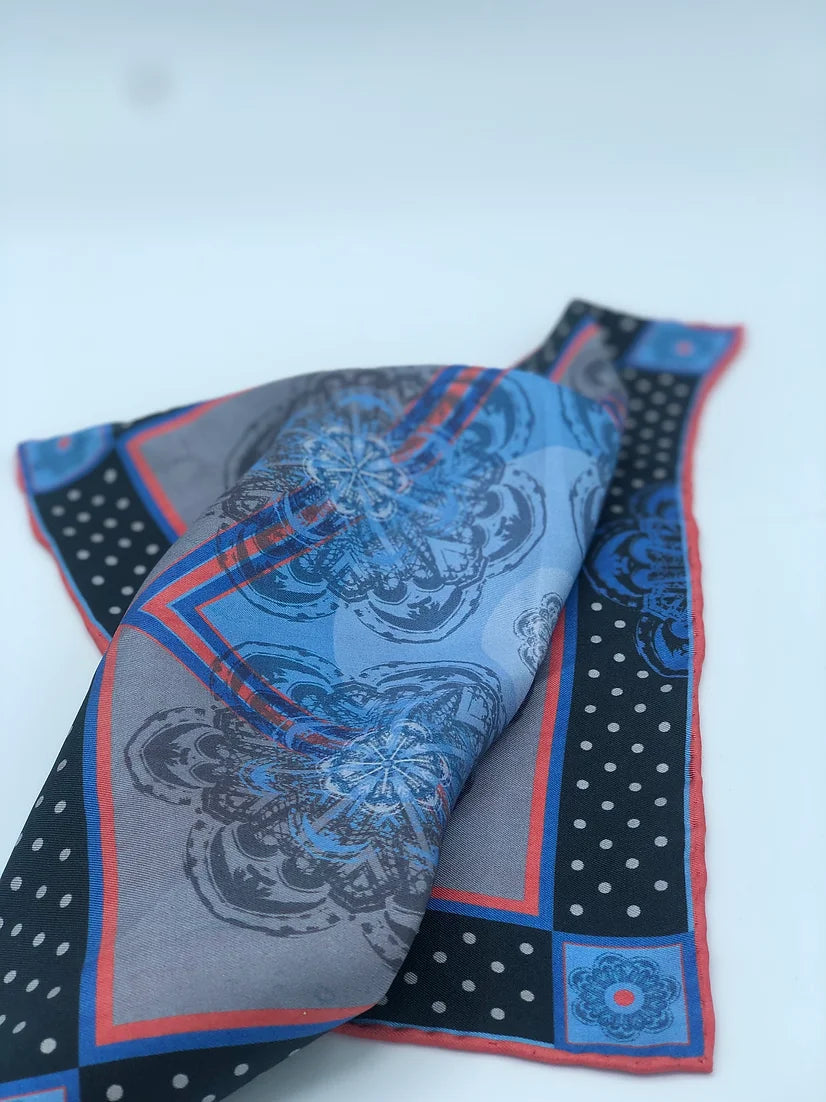 Blue Lagoon Pocket Square