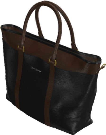 Schwarze Mokka-Unisex-Tasche