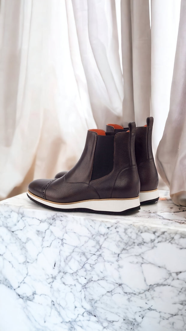 Mocha Chelsea Boots