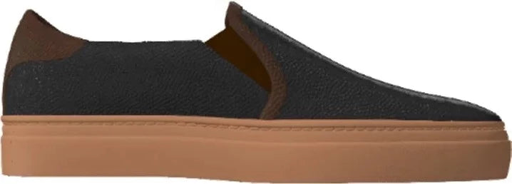 Schwarze Mokka-Slip-Ons