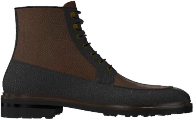 Schwarze Mokka-Moc-Stiefel