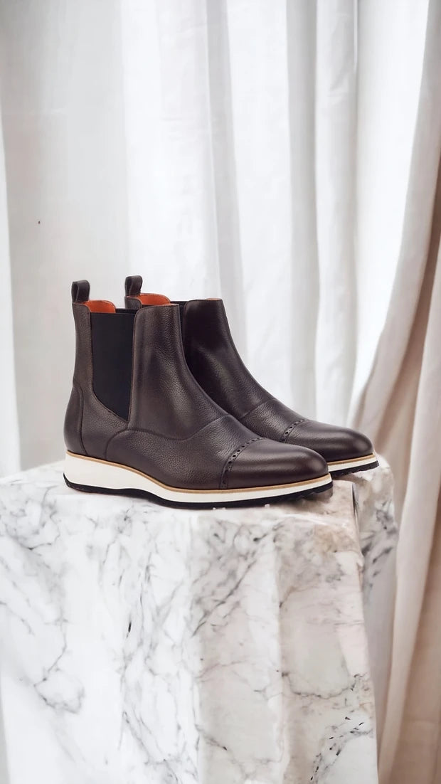 Mocha Chelsea Boots