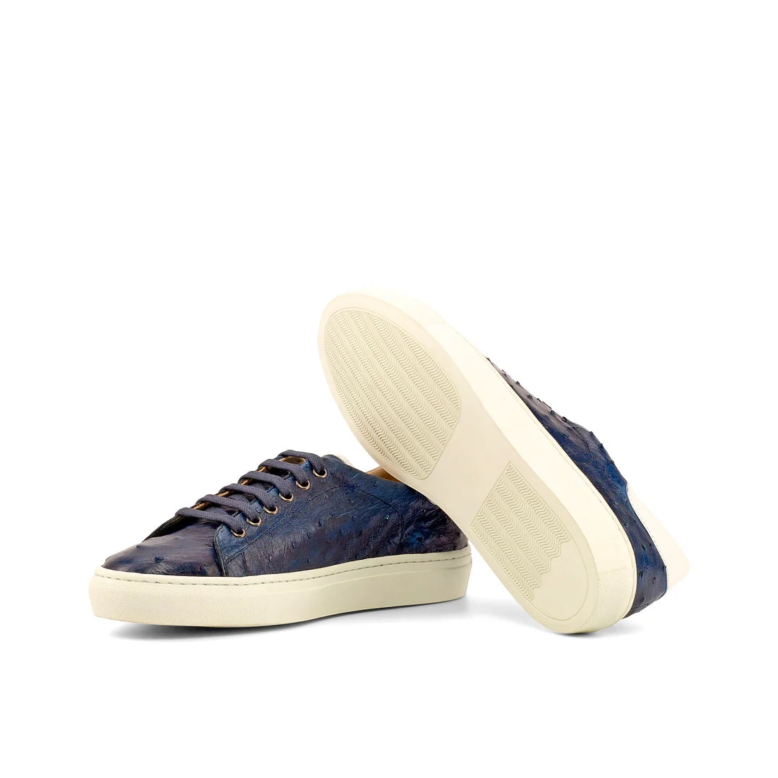 Navy Exotic Ostrich Trainer