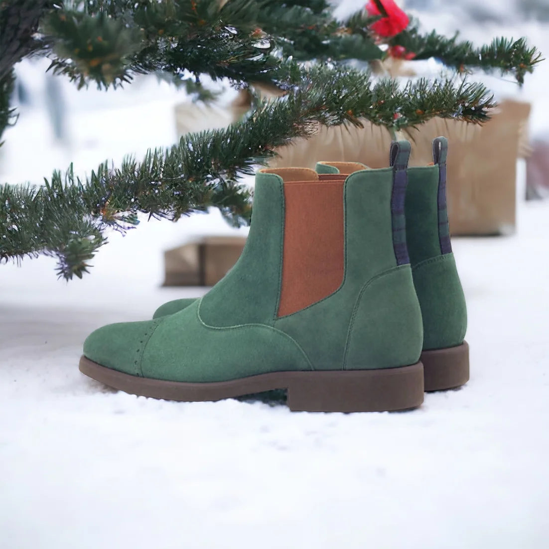 Forest Suede Chelsea Boots