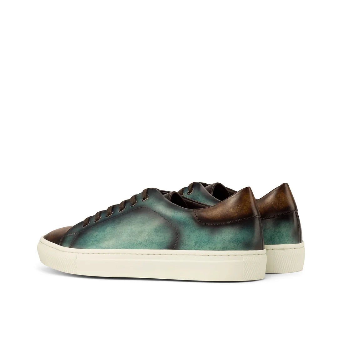 Mokka turquoise patina trainer