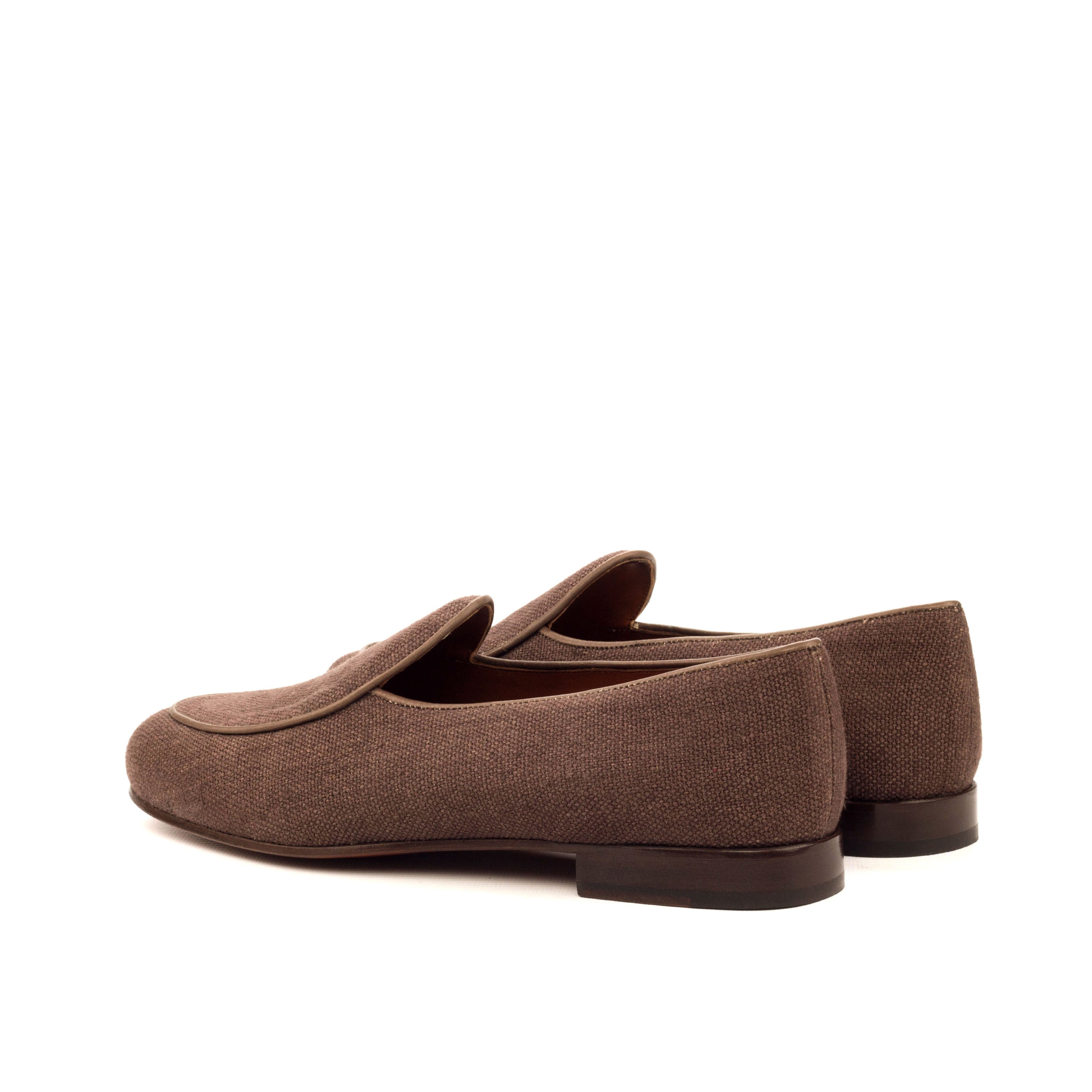 Mocha Linen Belgian Loafer