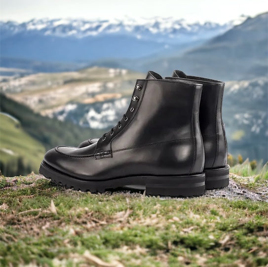 Black Moc Boots